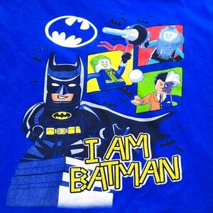 5/$15 DC Comics Youth(XL) Blue Lego Batman Shirt